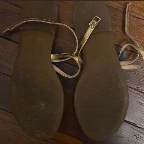 Kate Spade ♠️ Solana Palm Tree Sandal Flats Shoe 8.5 Tropical Beach Vacation 373 - Picture 3 of 4